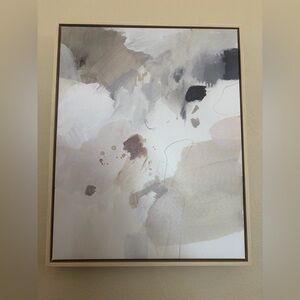 Project 62 Abstract Neutral Toned Framed Wall Art, 16”x20”, Set of 2, LIKE NEW
